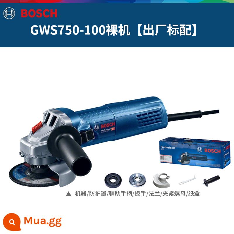 Máy mài góc Bosch GWS700 máy mài góc cầm tay mài cắt máy mài điện gia dụng máy mài và đánh bóng cầm tay - Model công nghiệp GWS750-100 (750w) cấu hình tiêu chuẩn gốc