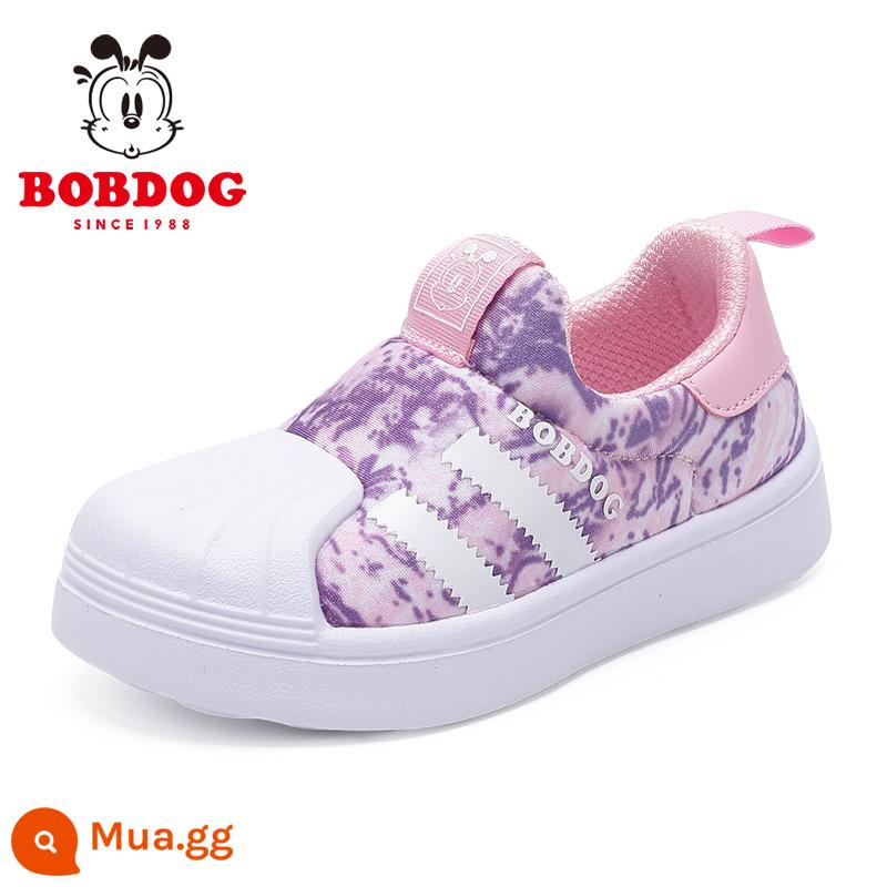 Giày Trẻ Em Bobbean Giày Bé Gái 2023 Mùa Xuân Và Mùa Thu Mới Giày Trẻ Em Giày Bé Gái Trẻ Em Giày Sneakers - 13101 carmine