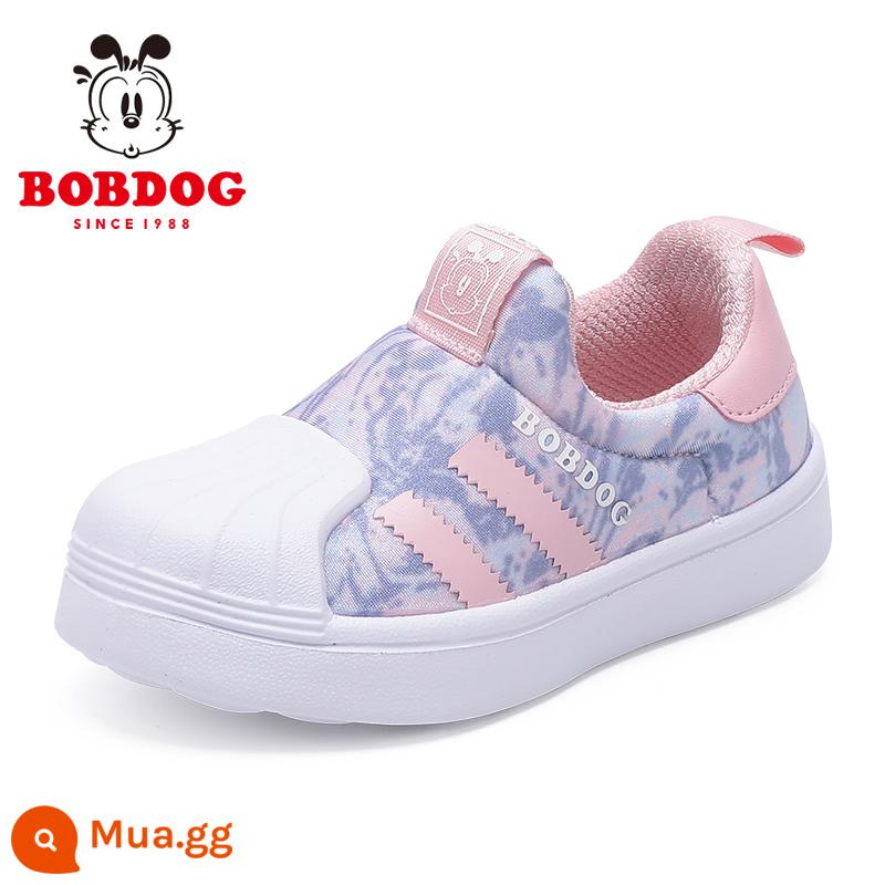 Giày Trẻ Em Bobbean Giày Bé Gái 2023 Mùa Xuân Và Mùa Thu Mới Giày Trẻ Em Giày Bé Gái Trẻ Em Giày Sneakers - 13101 hồng ấm áp