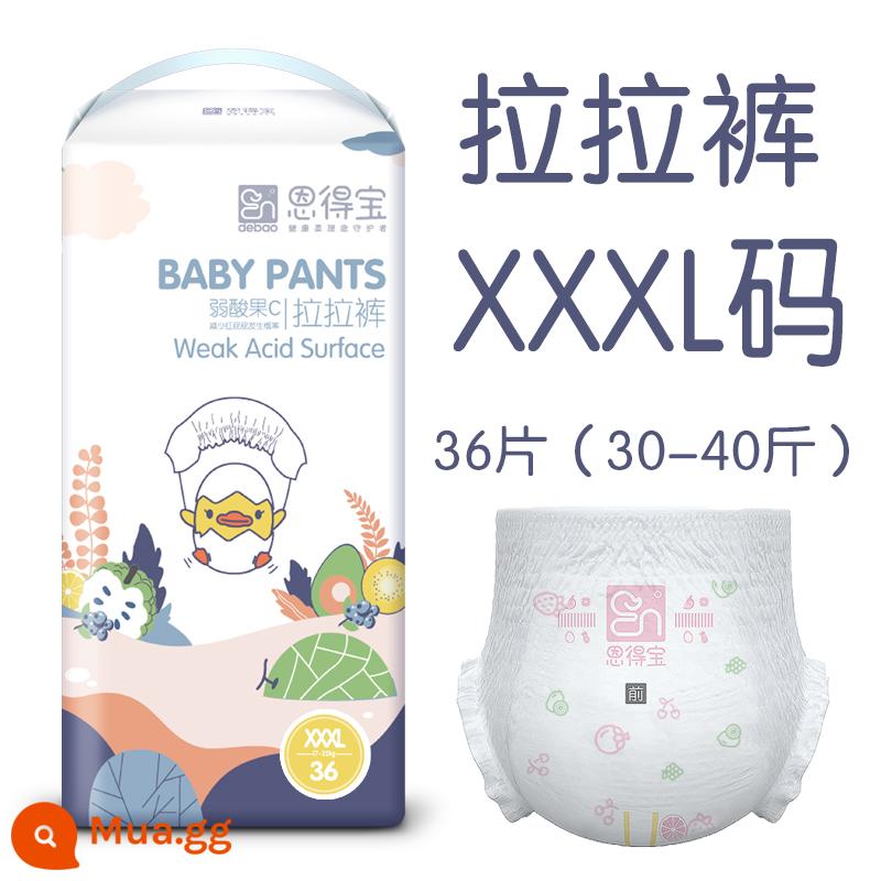 Quần kéo En Tempo XXXXXXL cỡ lớn 6XL tã trẻ em cỡ lớn 4XL tã đêm trẻ em cỡ lớn 5XL - Quần pull-up size 3XL 36 miếng (30-40 pounds)