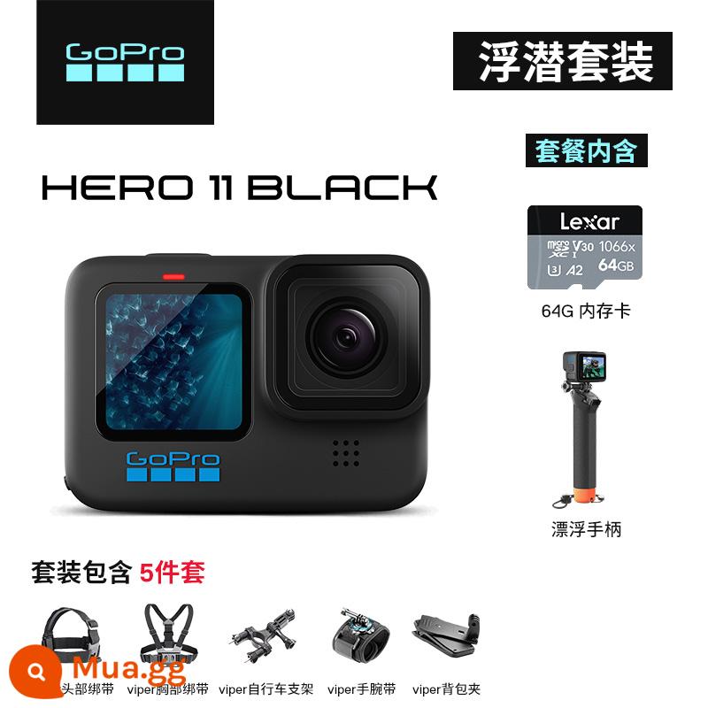 [Điều khiển từ xa miễn phí] camera thể thao gopro11 HD chống rung chống nước đi xe máy Vlog camera - bộ đồ lặn gopro11