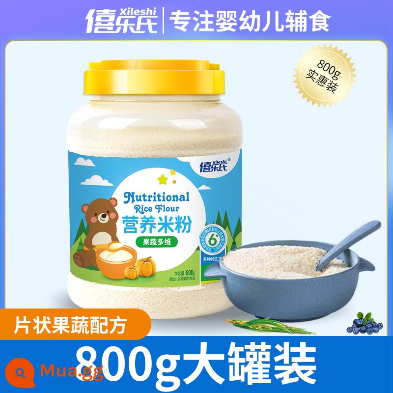 Bột gạo cho bé Bột gạo dinh dưỡng cho bé Bột gạo canxi sắt kẽm thức ăn lỏng 800g nội địa nhật thùng 6 36 tháng - [Tờ]Công thức đa chiều rau củ quả