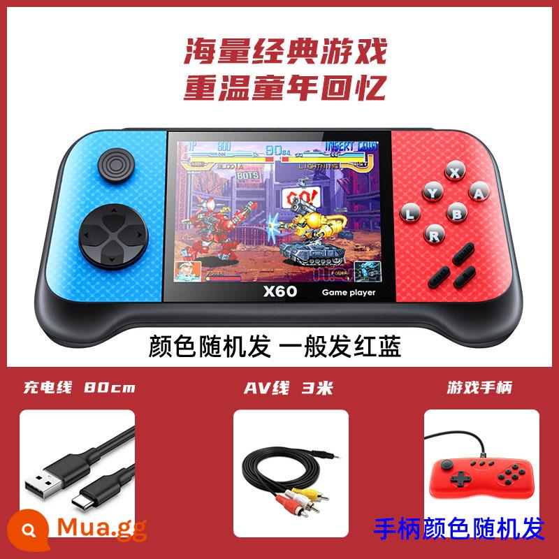 Tay Cầm Chơi Game Di Động PSP Cầm Tay Hoài Cổ Phiên Bản Cổ Điển Arcade Trẻ Em Đồ Chơi Giáo Dục Quà Tặng Sinh Nhật Sạc - 3,5 inch với 1 tay cầm cho hai người, khoảng 5000 trò chơi