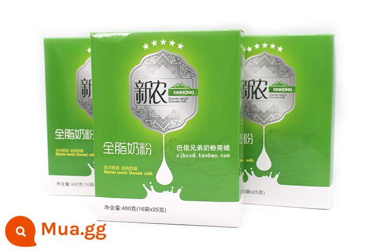 1000g sữa bột Xinnong sữa bột nguyên chất không chất phụ gia sữa bột nguyên chất học sinh trung niên và người già sữa bột ăn sáng dinh dưỡng - 400g đóng gói riêng lẻ*3 hộp {hiệu suất chi phí cao}