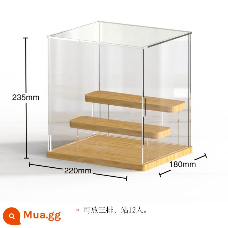 Acrylic Mù Hộp Bảo Quản Đỡ Bong Bóng Mart Popmart Bước Bụi Molly Mô Hình Hộp Trưng Bày - [Ưu đãi đặc biệt] 2 dãy thang bộ và 3 lầu