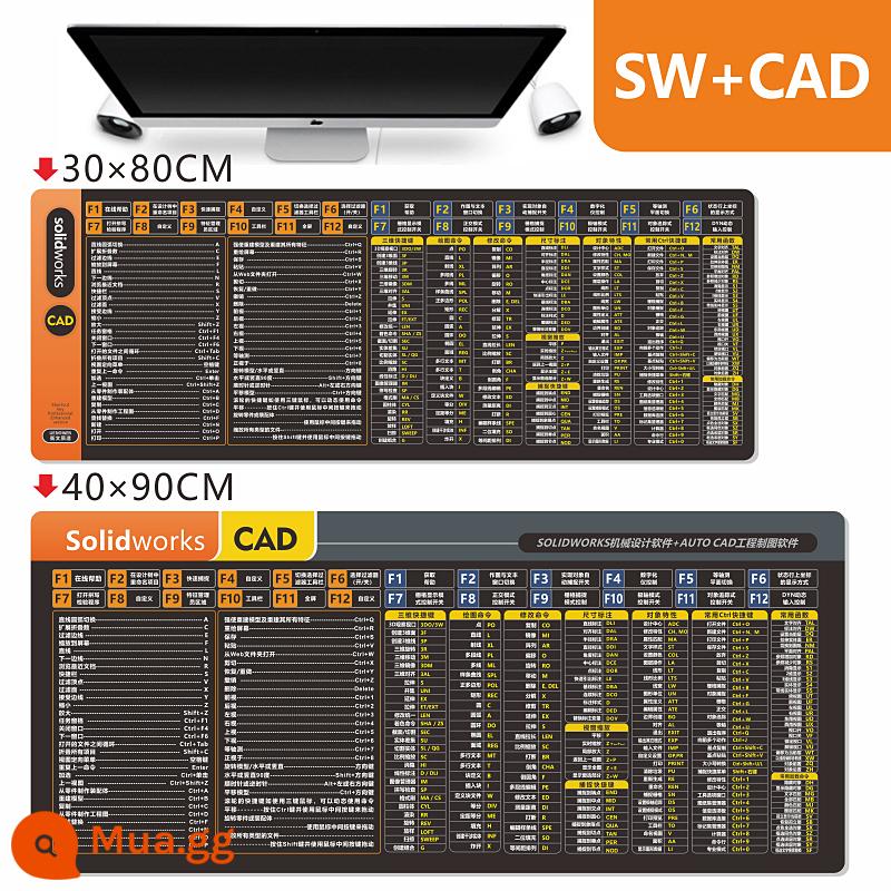 Bàn di chuột cad ngoại cỡ văn phòng wps word excel ps pr cdr bàn phím tắt thông dụng - Bách khoa toàn thư nhanh SW+CAD vàng