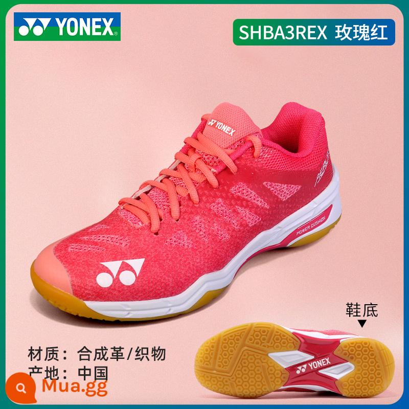 2022 mới YONEX giày cầu lông Yonex nữ siêu nhẹ thoáng khí giày luyện tập bóng chuyền yy chuyên nghiệp - SHBA3REX đỏ hồng giá đặc biệt mã lỗi