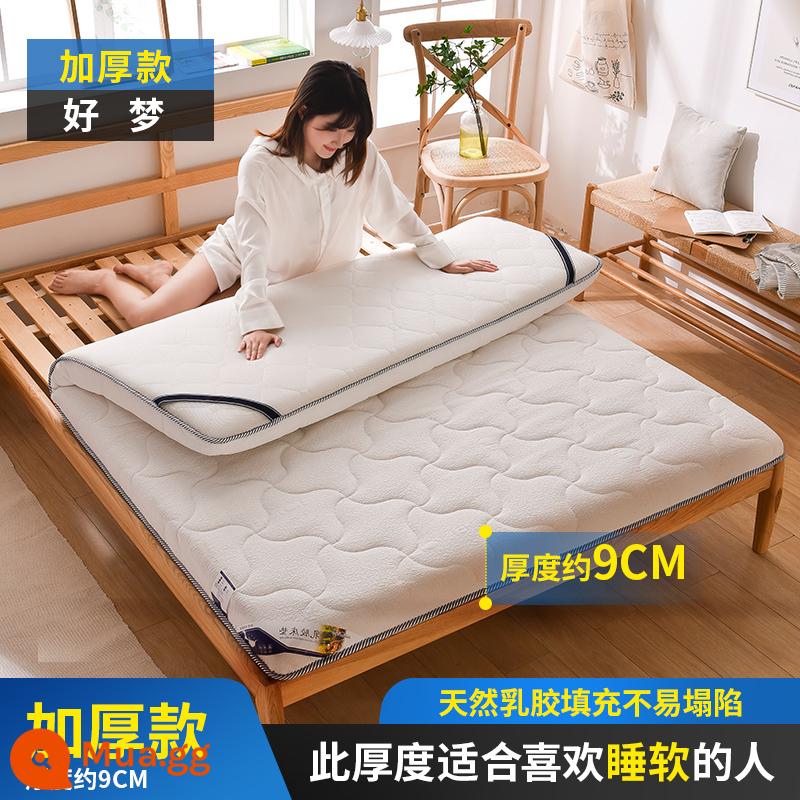 Nệm cao su đệm nhà dày ký túc xá sinh viên đơn tatami mat xốp mat nệm cho thuê đặc biệt - Đơn Phương-Giấc Mộng Tốt 9cm