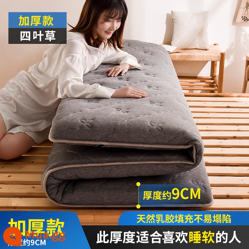 Nệm cao su đệm nhà dày ký túc xá sinh viên đơn tatami mat xốp mat nệm cho thuê đặc biệt - Một phương - cỏ bốn lá 9cm