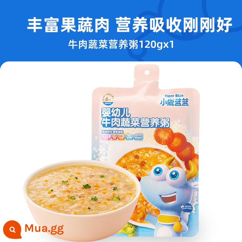 Nước tương hữu cơ Xiaolu Lanlan 150ml * 2 chai gia vị ủ cho trẻ em, bổ sung thức ăn không thiết yếu cho bé để có dinh dưỡng tốt - [Miễn phí vận chuyển từ 6 món trở lên] Cháo dinh dưỡng rau củ/bò cho trẻ sơ sinh 120g/túi