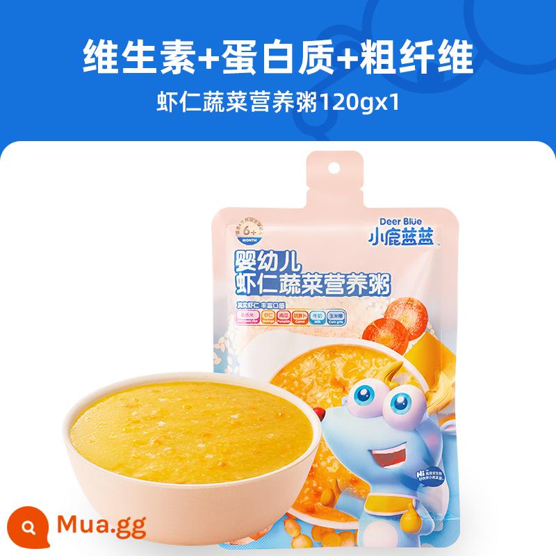 Nước tương hữu cơ Xiaolu Lanlan 150ml * 2 chai gia vị ủ cho trẻ em, bổ sung thức ăn không thiết yếu cho bé để có dinh dưỡng tốt - [Miễn phí vận chuyển từ 6 món trở lên] Cháo dinh dưỡng trẻ em/tôm và rau củ 120g/túi