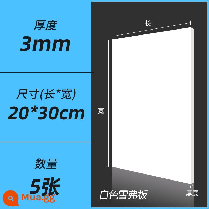 Hướng dẫn sử dụng bảng PVC vật liệu làm mô hình tự làm toàn bộ bảng xốp mật độ cao màu đen và trắng Chevron tùy chỉnh cắt bảng - Trắng 0,3 * 20 * 30CM (5 cái)