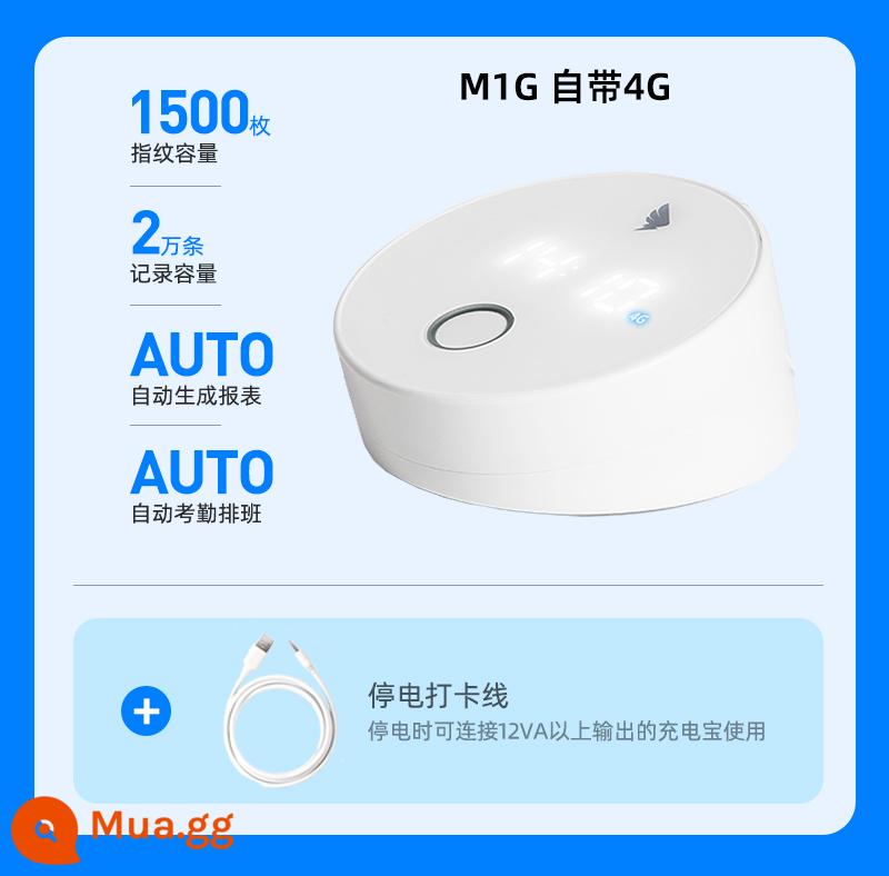 【Máy chấm công 4G】Máy chấm công thông minh DingTalk - Đường đột cúp điện M1G+