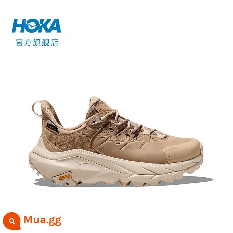 HOKA ONE ONE nam nữ thu đông KAHA 2 giày leo núi cổ thấp KAHA2 LOW GTX phiên bản chống nước ngoài trời - Màu cát lún/màu trứng-nam và nữ