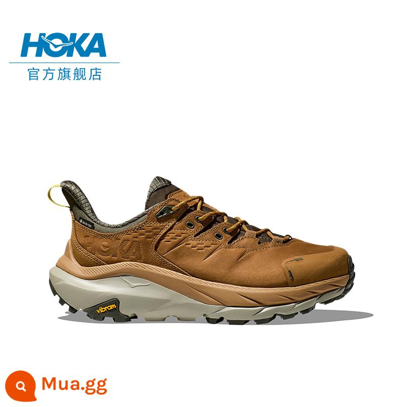 HOKA ONE ONE nam nữ thu đông KAHA 2 giày leo núi cổ thấp KAHA2 LOW GTX phiên bản chống nước ngoài trời - [Màu mới] Đất sét-Nam