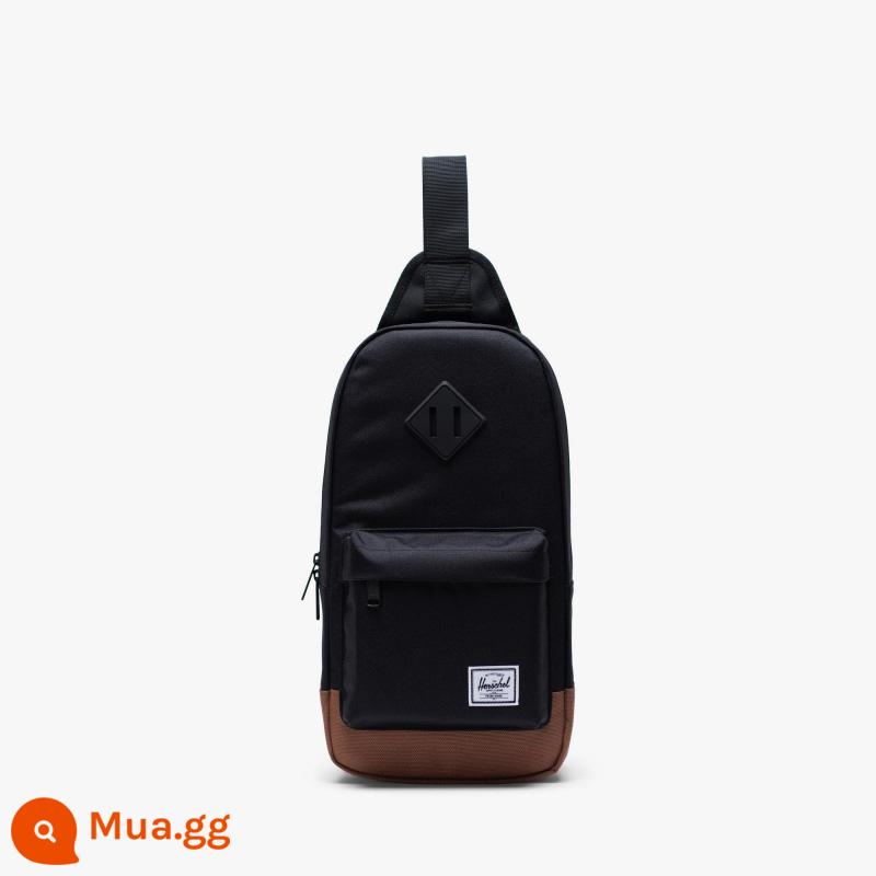 Herschel Hexing Heritage Túi Đeo Vai Thể Thao Nam Đi Xe Đạp Túi Túi Điện Thoại Di Động Túi Ngực - đen