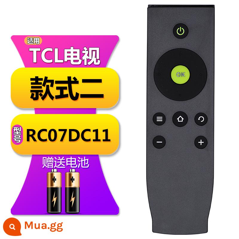 Thích hợp cho TV TCL điều khiển từ xa đa năng phổ RC 2000c 260JC14 11 12 13 801C L D - Kiểu 2 [RC07DC11] Model phải giống nhau