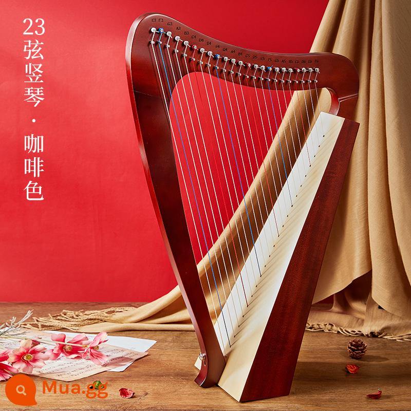 Đàn piano Cega 16 dây Leya đàn hạc nhỏ đàn hạc mới bắt đầu đàn lia nhỏ nhạc cụ di động dễ học - 23 dây · Đàn hạc · Nâu