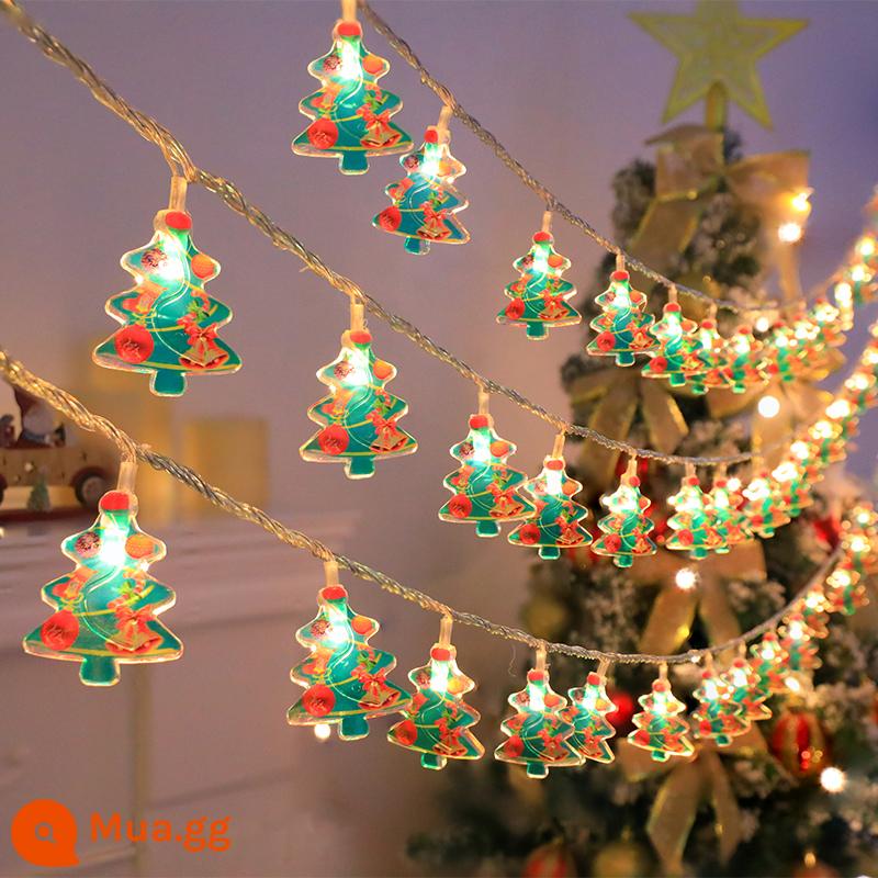 Đèn lồng Giáng sinh, người tuyết, ông già, đồ trang trí cây thông Noel, đèn ngôi sao, đèn trang trí, bố trí cảnh cửa sổ cửa hàng - Bức tranh [Cây Giáng sinh]