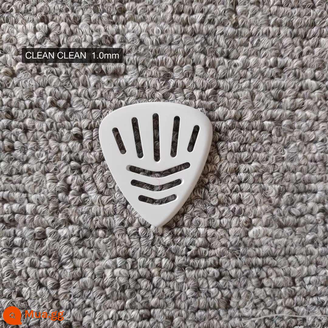 gear xxx picks được đánh bóng bằng tay GEARXXX guitar điện acoustic guitar picks - sạch sẽ1.0mm