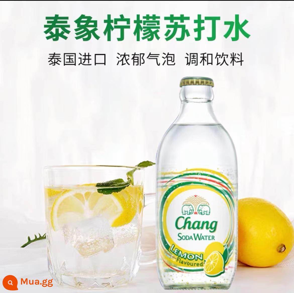 Nước soda Chang Taixiang 325ml nguyên hộp Tai Voi Thái nhập khẩu nước có ga kiềm không đường nước uống - [Nhập khẩu] Nước Soda Hương chanh Taixiang 1 hộp 24 lon