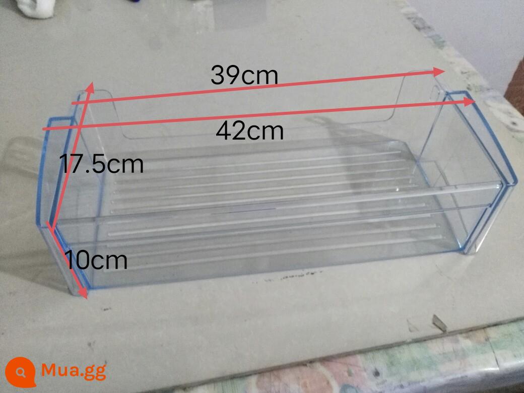 Thích hợp cho Siemens Bosch tủ lạnh khung cửa hộp lưu trữ giá chai giá chai khung treo hộp trứng giá ngăn kéo phân vùng - Khung chai lớn lạnh số 4 (Bosch màu xanh trong suốt)