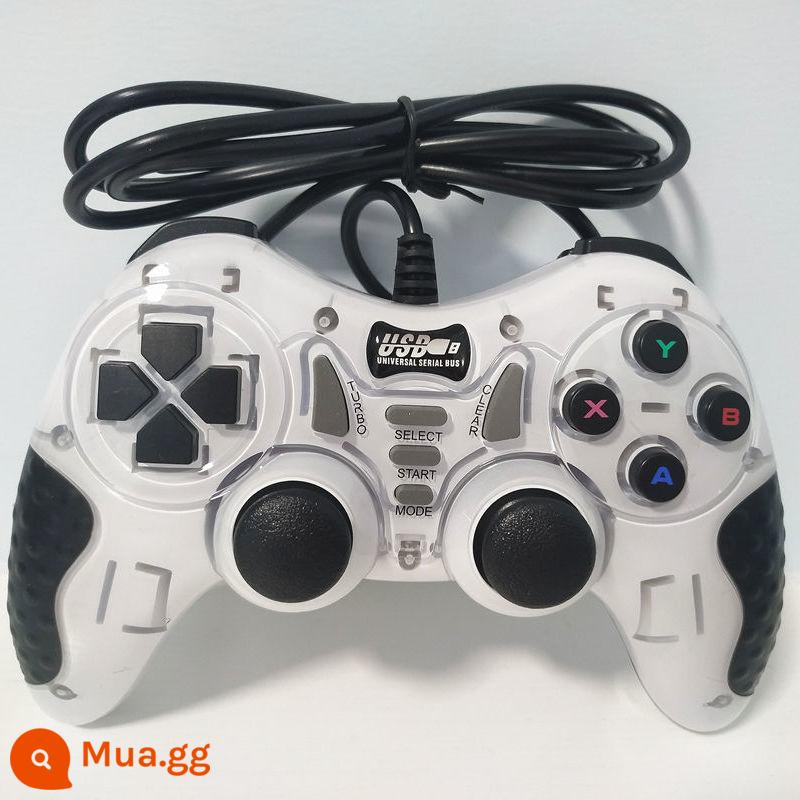 Gamepad máy tính USB có dây đơn đôi đỏ trắng máy FC arcade Contra King of Fighters Gohan Chick - Tóc trắng, 1 tay cầm phiên bản nâng cấp liên tục