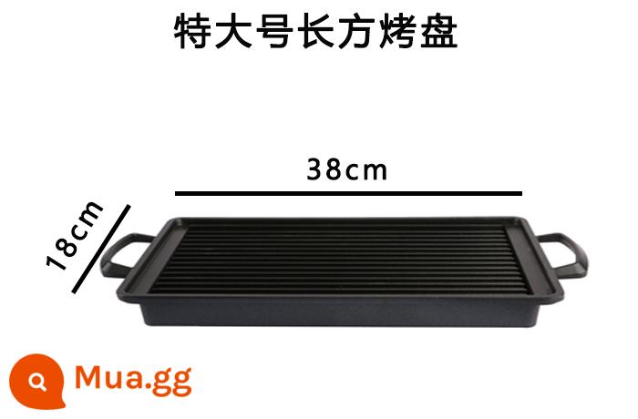 Bếp cồn nướng Gia đình Bếp nướng ngoài trời Nhân vật Lò nướng than - Chảo nướng riêng biệt chống dính cực lớn của Nhật Bản