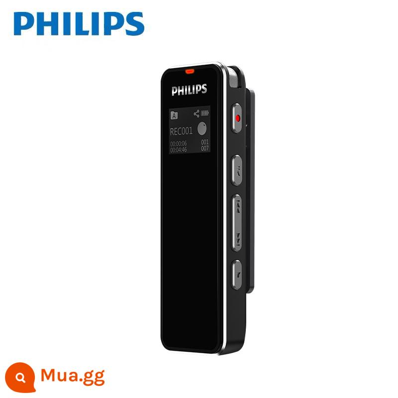 Bút ghi âm Philips AI sang ký tự tiếng Trung VTR5102 hội nghị giảm tiếng ồn độ nét cao chuyên nghiệp với thời gian chờ dài và dung lượng lớn - màu sắc