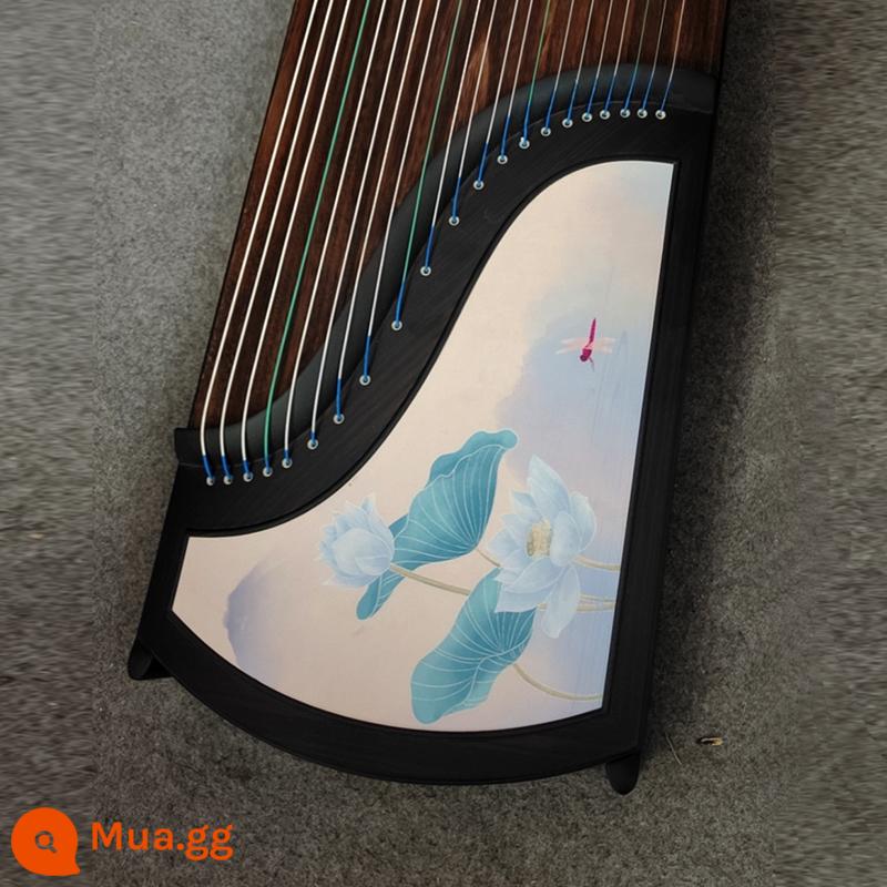 Gỗ nguyên khối 163 guzheng cửa hàng đàn piano khuyến nghị người mới bắt đầu kiểm tra đầu vào giảng dạy cấp độ mười chuyên nghiệp chơi đàn tam thập lục cho trẻ em người lớn - Fulian Youmeng (bộ đầy đủ + ghế đẩu)