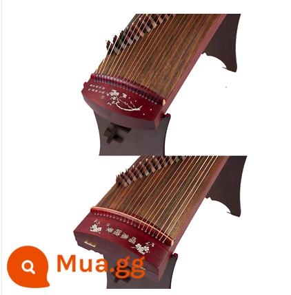 Nhỏ guzheng di động 90/100 paulownia guzheng người mới bắt đầu mục trẻ em người lớn 21 chuỗi thiết bị luyện ngón tay mini - Hoa mận cao 1 mét âm thanh hay