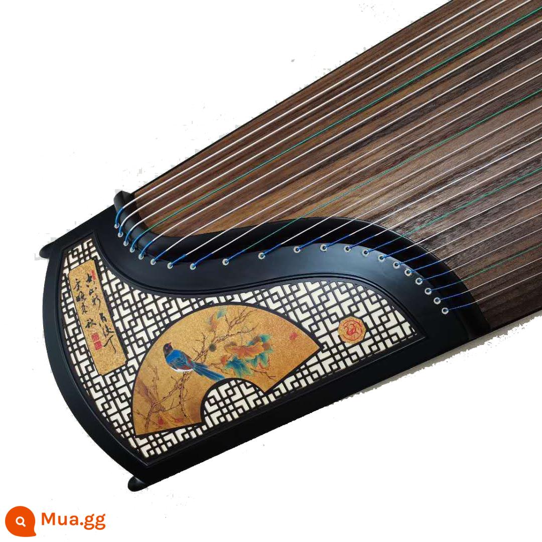 Gỗ nguyên khối 163 guzheng cửa hàng đàn piano khuyến nghị người mới bắt đầu kiểm tra đầu vào giảng dạy cấp độ mười chuyên nghiệp chơi đàn tam thập lục cho trẻ em người lớn - Màu quốc gia Shangya (bộ đầy đủ + ghế đẩu)