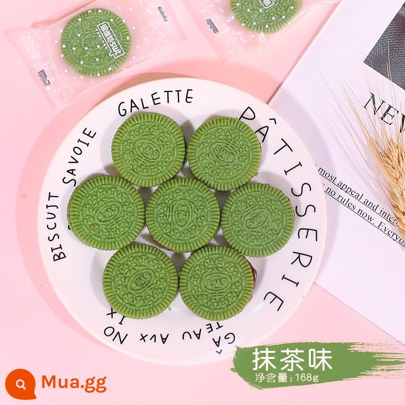 Nướng bánh quy Oreo mắt trang trí bánh Giáng sinh ngộ nghĩnh nhiều màu sắc mũ nhỏ cắm mũ tam giác - Túi sandwich xanh xám đậm 168g2