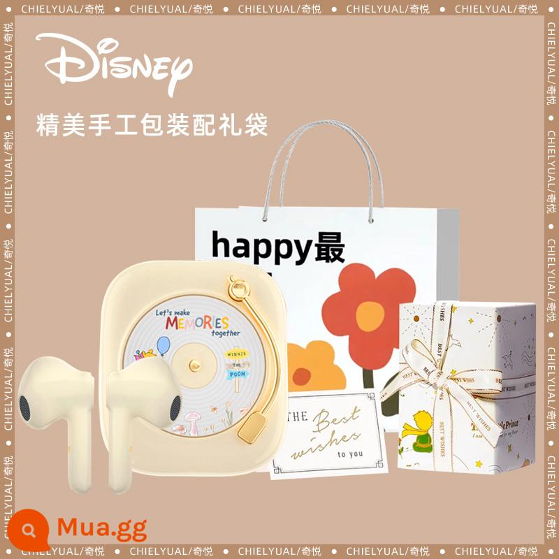 Tai nghe bluetooth không dây đồng thương hiệu Disney 2022 mới 2021 chất lượng âm thanh audiophile siêu tốt giảm tiếng ồn chất lượng cao phù hợp Sony Sony Huawei Apple top 10 thương hiệu chạy bộ thể thao nữ - Winnie the Pooh❤Thiệp chúc mừng❤Bao bì tinh tế kèm túi quà