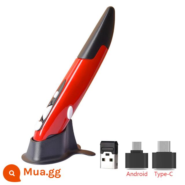 Bán hàng trực tiếp tại nhà máy Chuột không dây 2.4G hỗ trợ bút stylus, chuột điện thoại di động máy tính văn phòng màu đỏ đen trắng - Một thế hệ đỏ