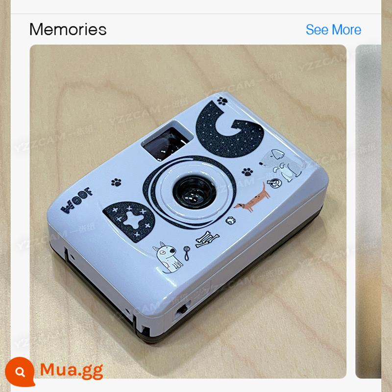 Máy ảnh phim crazy mini máy ảnh phim cổ điển không thấm nước không Polaroid ngày sinh viên quà tặng ins sáng tạo - chó chó