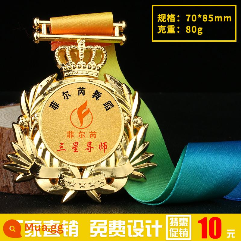 Huy chương tùy chỉnh sản xuất danh sách kim loại tùy chỉnh trò chơi marathon trò chơi học sinh dành cho trẻ em huy chương vàng tùy chỉnh - TH-06