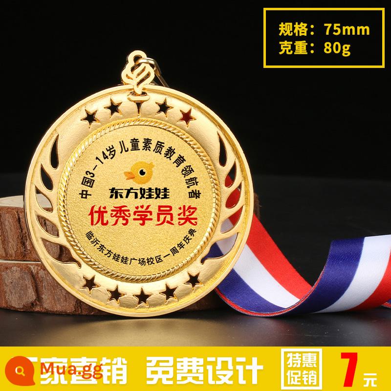 Huy chương tùy chỉnh sản xuất danh sách kim loại tùy chỉnh trò chơi marathon trò chơi học sinh dành cho trẻ em huy chương vàng tùy chỉnh - TH-16