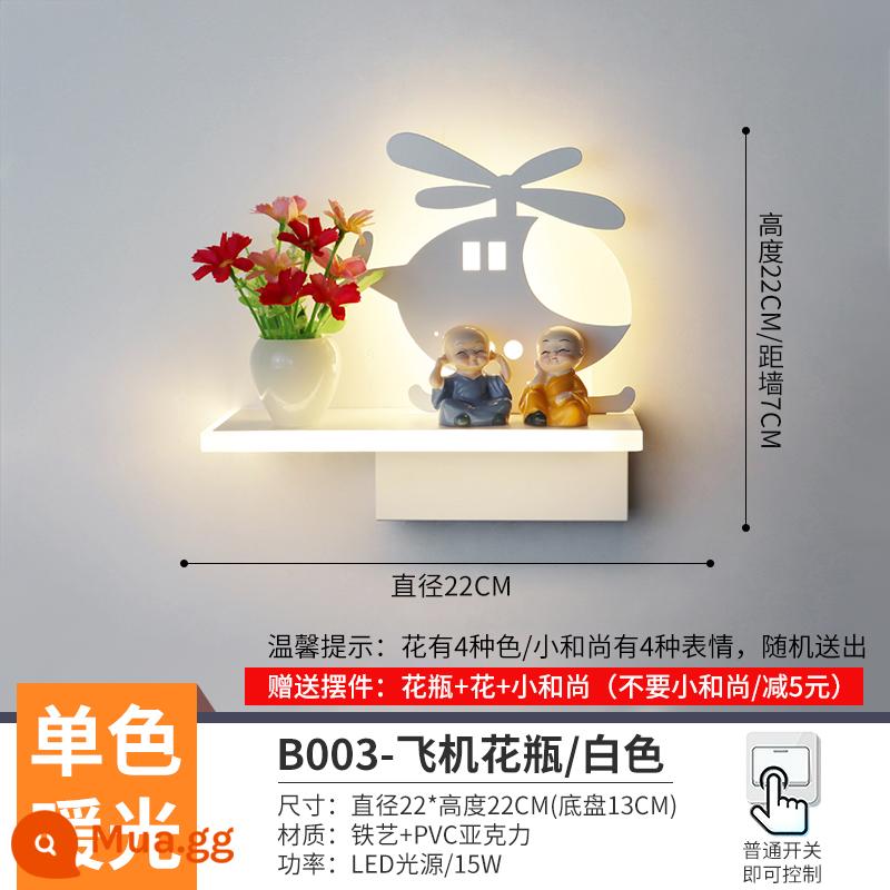 Đèn led tối giản hiện đại hành lang lối đi hiên nhà ánh sáng Bắc Âu mới cầu thang ban công phòng ngủ đầu giường đèn nền tường - Màu