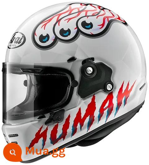 ARAI RAPIDE-NEO Retro Hành Trình Harley Latte Giá Rẻ Leo Đầu Máy Đầu Máy Full Mũ Bảo Hiểm Mũ Bảo Hiểm - Uma trắng