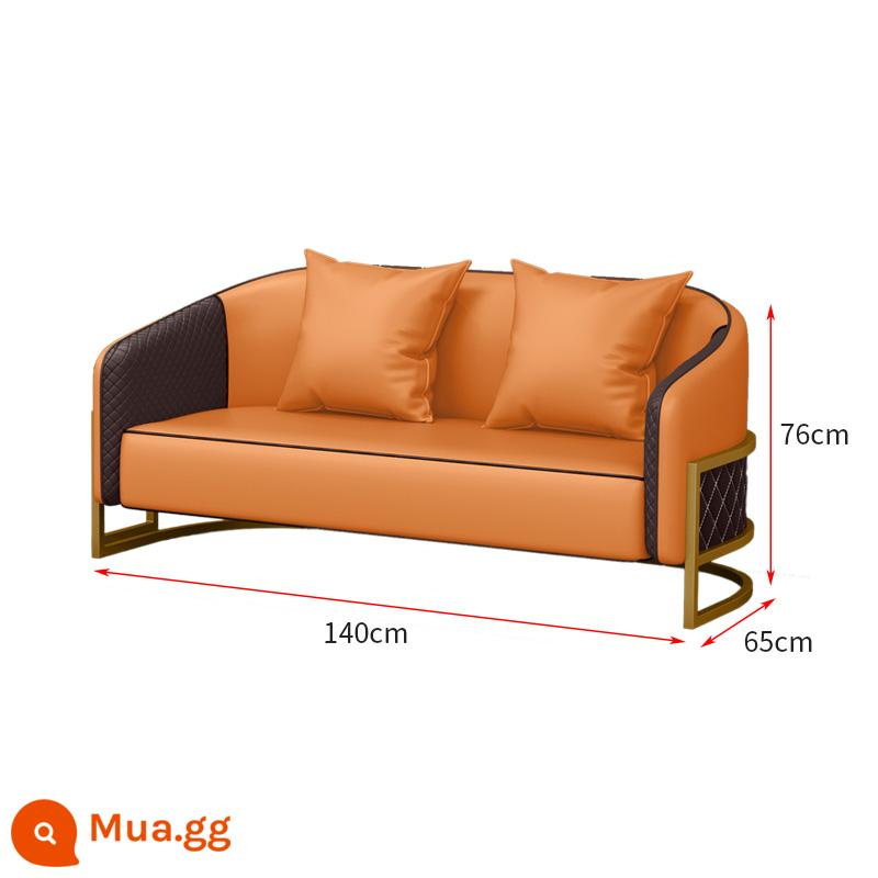 Bàn ghế bida, ghế sofa bida, ghế bida, ghế đánh bài đặc biệt tại sảnh bida, ghế xem bóng, ghế bida giải trí, phong cách mới - Sofa đôi màu cam