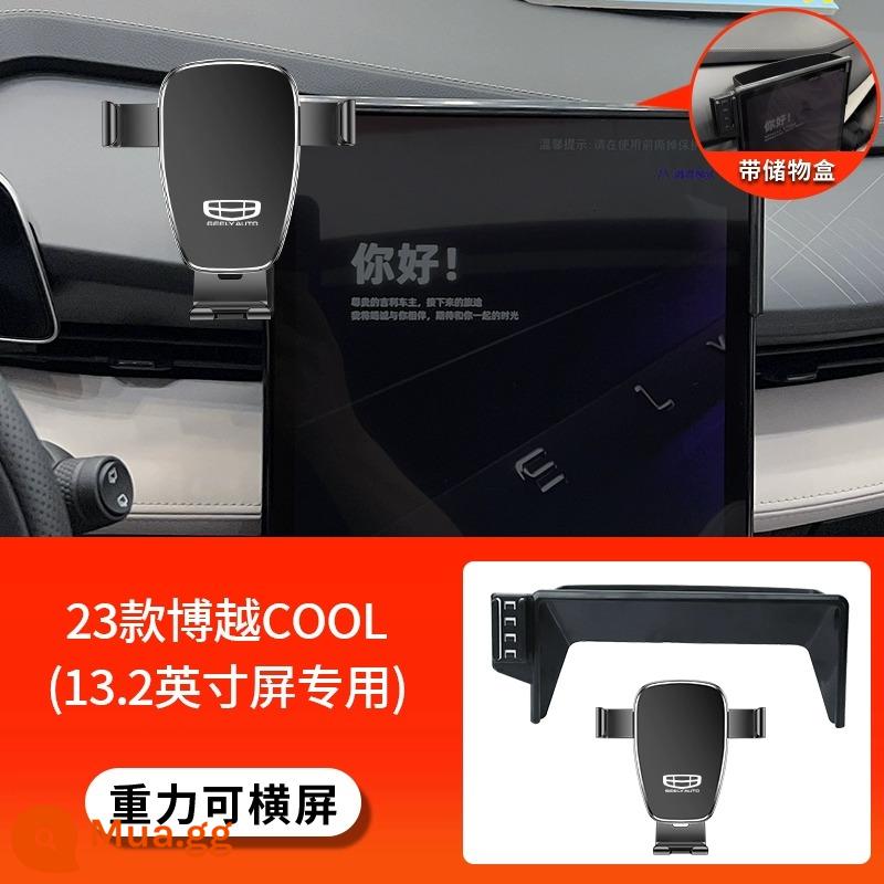 Thích hợp cho Geely Boyue L thế hệ thứ tư Emgrand S Xingrui Panda MINI giá đỡ điện thoại di động trên ô tô đặc biệt MÁT MẺ - [Trọng lực cho phép màn hình ngang] 23 mẫu Boyue COOL (màn hình 13,2 inch)