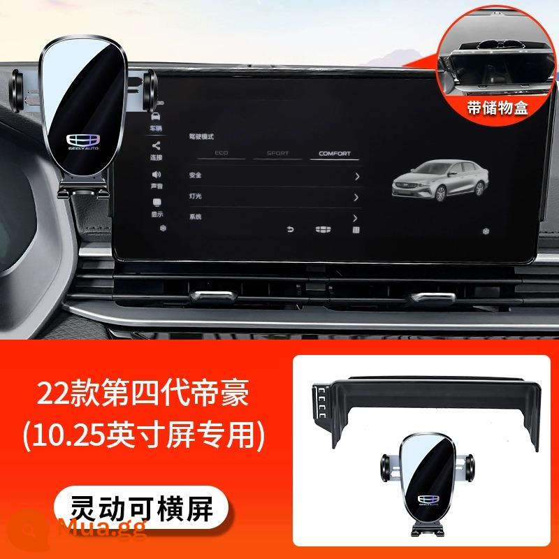 Thích hợp cho Geely Boyue L thế hệ thứ tư Emgrand S Xingrui Panda MINI giá đỡ điện thoại di động trên ô tô đặc biệt MÁT MẺ - [Màn hình thông minh và nằm ngang] 22 mẫu Emgrand thế hệ thứ 4 (chỉ dành cho màn hình 10,25 inch)