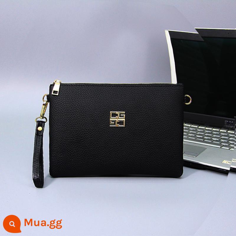 Túi Clutch Da Mềm Túi Kẹp Thời Trang Túi Phong Bì Túi Clutch Giản Dị Hợp Thời Trang Thương Hiệu Túi Xách Nam Túi Xã Hội Anh Chàng Ví Thật - Kèn Trumpet JFX