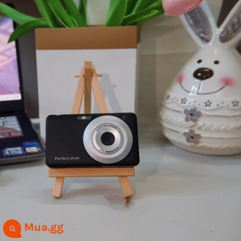 Máy ảnh kỹ thuật số Campus Vlog Card Machine Giới thiệu CCD HD Du lịch di động và cáp - Màu đen mờ có giới hạn cho Năm Mão (phơi sáng bằng một cú nhấp chuột + tất cả chức năng)