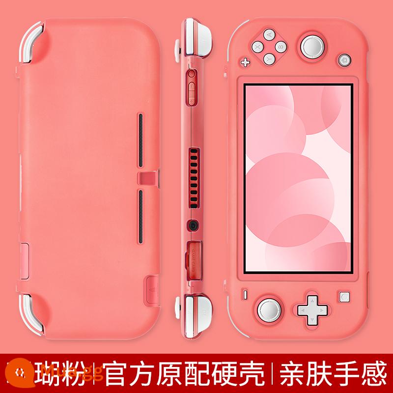 Vỏ bảo vệ Nintendo Switch Lite Vỏ mờ bao gồm tất cả Vỏ màu nsl Vỏ cứng trong suốt Vỏ silicon Switcholed ns Vỏ silicon mềm siêu mỏng Vỏ switchlite Phụ kiện oled - Switchlite Coral Pink☆Ốp lưng cứng thân thiện với da√Miễn phí phim + nắp