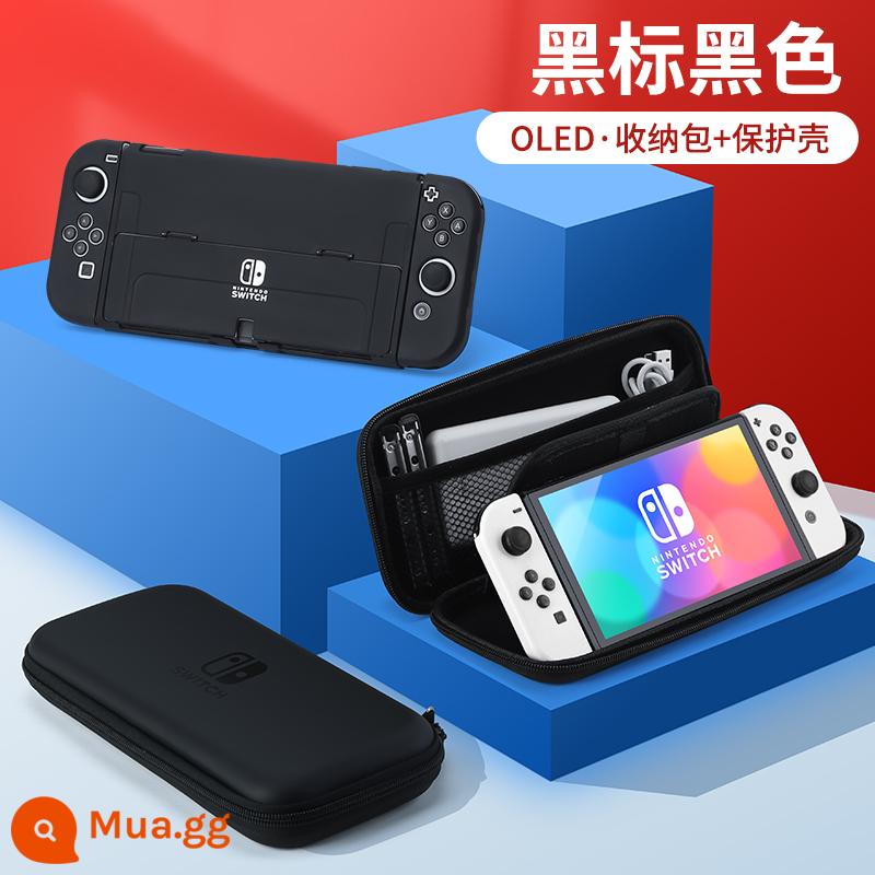 Túi đựng Nintendo Switch Túi bảo vệ Mario ns máy chơi game oled xách tay dung lượng lớn hộp vỏ cứng hộp cassette switcholed siwch tay cầm vỏ tay trọn bộ phụ kiện - Hộp cứng đế Oled [nhãn đen đen + hộp bảo vệ tương tự] đi kèm phim + nắp