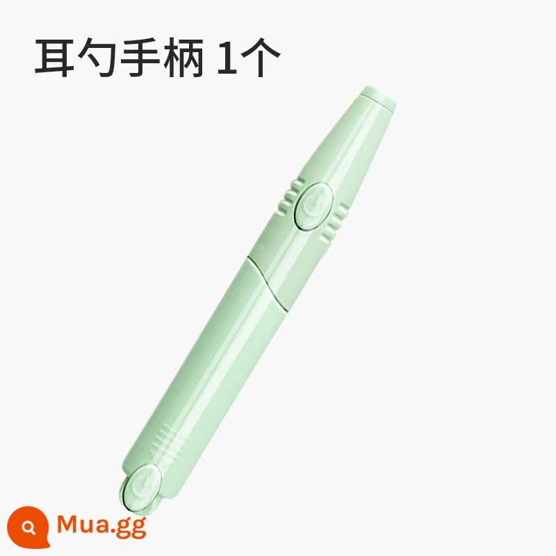 Thợ rạch tai phát sáng của Babystory - Tay cầm thìa tai phát sáng (màu xanh matcha)