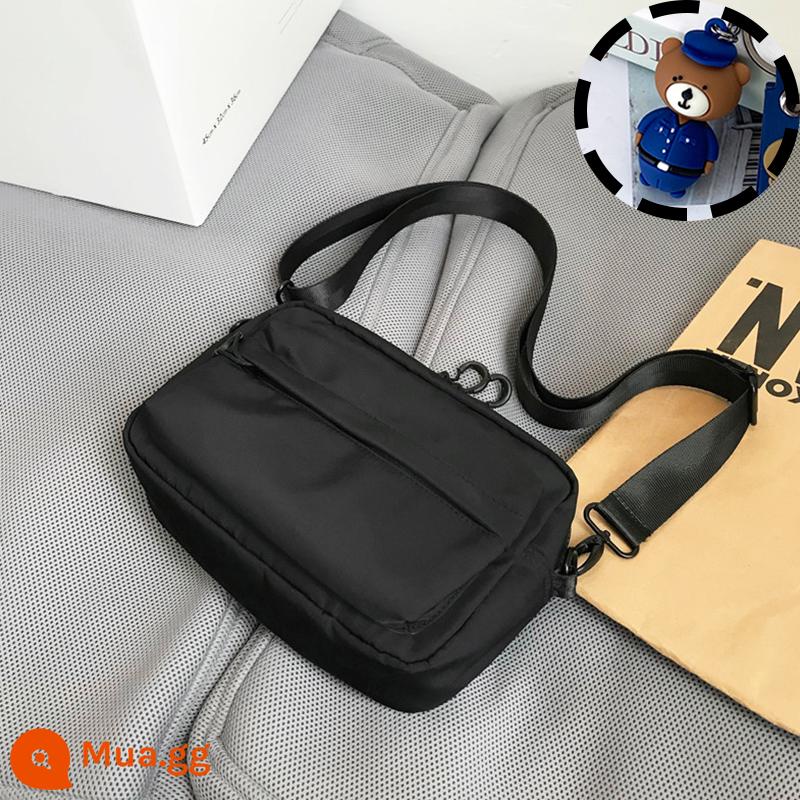 Túi satchel túi đeo chéo thông thường cho nam túi đeo vai ins thương hiệu hợp thời trang túi treo học sinh túi nhỏ xu hướng đường phố túi xách Nhật Bản - phim hoạt hình gấu đen