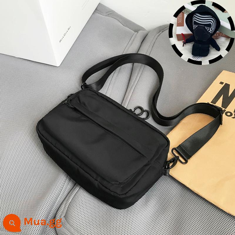 Túi satchel túi đeo chéo thông thường cho nam túi đeo vai ins thương hiệu hợp thời trang túi treo học sinh túi nhỏ xu hướng đường phố túi xách Nhật Bản - samurai đen